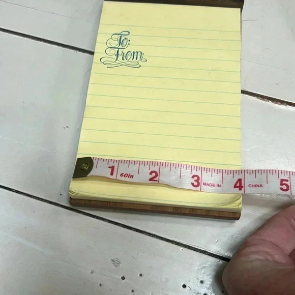 2 Handcrafted Exotic Hardwood Notepad Holder made by Wood Artist USA - Picture 8 of 11